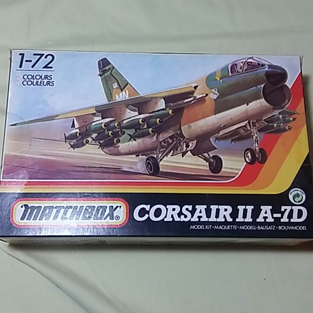 (3/$60) Vintage Matchbox Corsair II A-7D